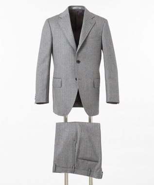 J.PRESS MEN 【MAGIC CUBA BEACH】スコティッシュヘリンボン スーツ ブラック系1