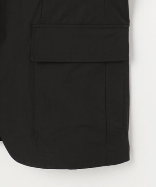 JOSEPH ABBOUD MOUNTAIN 【ストレッチ/ソフト/ECO撥水】ストレッチダブルフェイスアクティブ ジャケット ブラック系