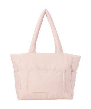 Maison de FLEUR 撥水加工パファーキャリーオントートバッグ Pink