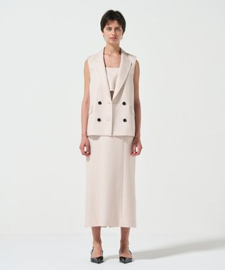 GRACE CONTINENTAL レイヤードキャミワンピース ベージュ