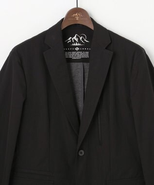 JOSEPH ABBOUD MOUNTAIN 【ストレッチ/ソフト/ECO撥水】ストレッチダブルフェイスアクティブ ジャケット ブラック系