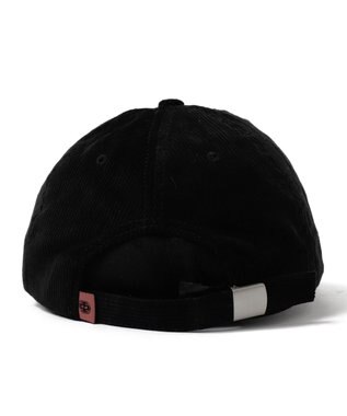 WEGO コーデュロイロゴキャップ ブラック