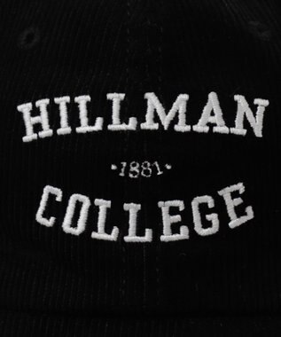 WEGO コーデュロイロゴキャップ ブラック