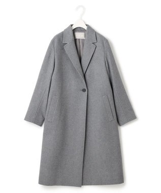 ICB ウールライトメルトン チェスターコート ミディアムグレー系