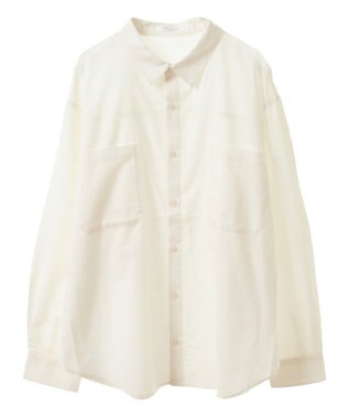 Green Parks アソートレギュラーカラーシャツ Off White