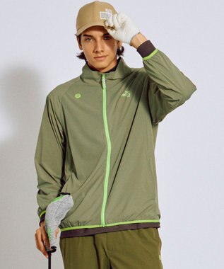 PW CIRCULUS 【撥水加工 / 小さくまとまる】【MEN】パッカブルブルゾン  ゴルフ グリーン系