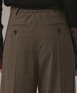 GRACE CONTINENTAL サイドラインパンツ ブラウン