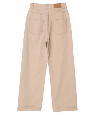 earth music&ecology コットンツイルバギーパンツ Beige