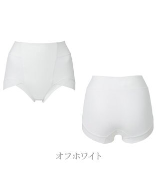 BRADELIS New York 【BRADELIS NewYork peace】綿混楽々dailyソフトショーツ23 接触冷感 吸汗速乾 サラッと快適な補正ショーツ オフホワイト