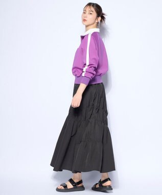 OP／FILA 【Kappa】ハーフジップ ジャージトラックジャケット パープル