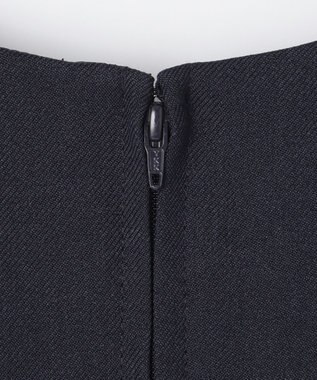 ANY KIDS 裾刺繍ワンピース ネイビー