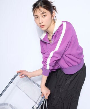 OP／FILA 【Kappa】ハーフジップ ジャージトラックジャケット パープル