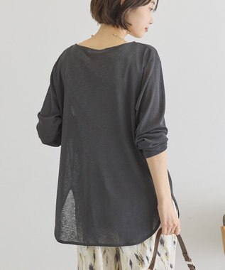 AMERICAN HOLIC ラウンドカットシアープルオーバー Charcoal Gray