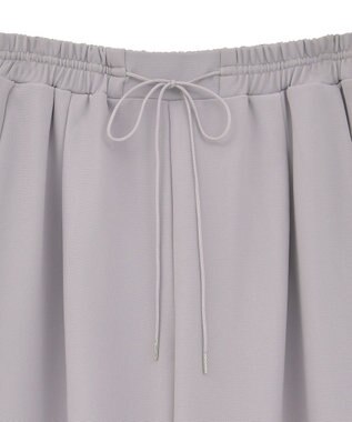 Green Parks 楽ちんリップルワイドパンツ Purple