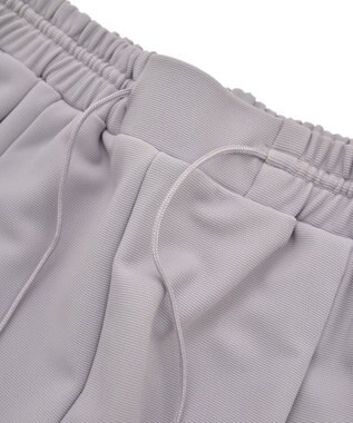 Green Parks 楽ちんリップルワイドパンツ Purple