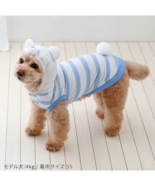 PET PARADISE ペットパラダイス エコ メイド パーカー 《しろくま》 小型犬 ホワイト