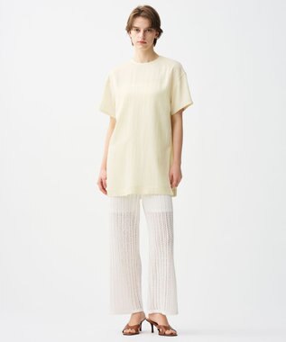 uncrave ドレープツイル Tブラウス エクリュ