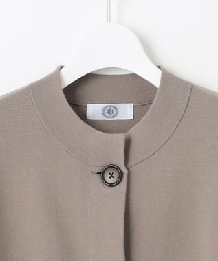 J.PRESS LADIES L 【洗える】VIGODA MILANO ニット ジャケット モカ系