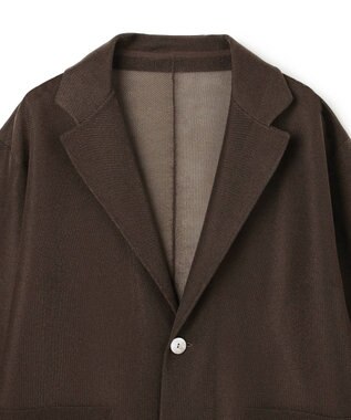 uncrave バルキーシアーニット ジャケット ブラウン