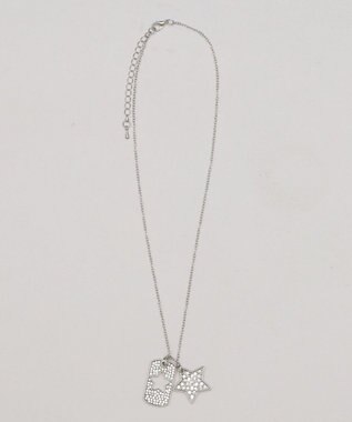 WEGO Lラインストーンダイカットネックレス 柄3