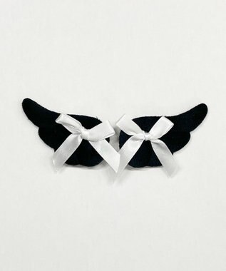 WEGO L2Pリボン羽クリップ ブラック