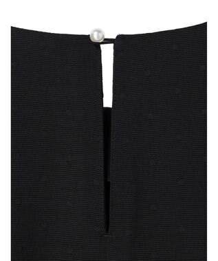 AMERICAN HOLIC ドットジャガード袖ボリュームチュニック Black