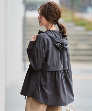 ANY SIS S ラッシュガード ジップアップフーディー チャコール