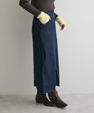 CRAFT STANDARD BOUTIQUE ラップ風デニムスカート Indigo