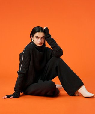 BEIGE， 【洗える】BERTAINA /  コットンアームウォーマー C.Gray