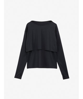 HELLY HANSEN 【UVカット・耐海水・耐塩素】シャルムラッシュガード3ウェイトップス ブラック