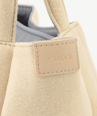 Y'SACCS フェルトトート　SSサイズ アイボリー