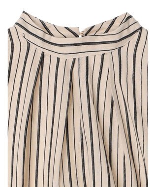 Green Parks ・ＥＬＥＮＣＡＲＥ　ＤＵＥ　ストライプフリルブラウス Beige