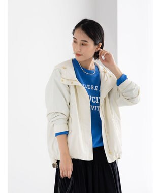 Te chichi ナイロンマウンテンパーカー オフホワイト