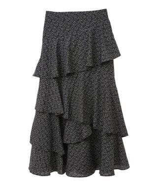 earth music&ecology ランダムティアードスカート Flower