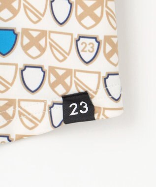 23区GOLF 【WOMEN】【UVカット】エンブレム柄ポロシャツ ホワイト系5