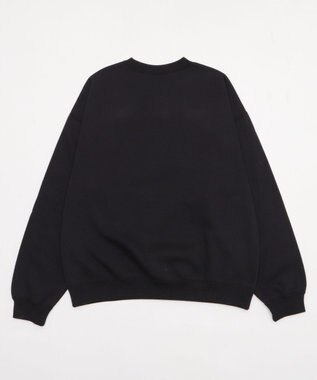 WEGO 【ユニセックス着用ITEM/MLサイズ展開】ハートモチーフプルオーバー ブラック