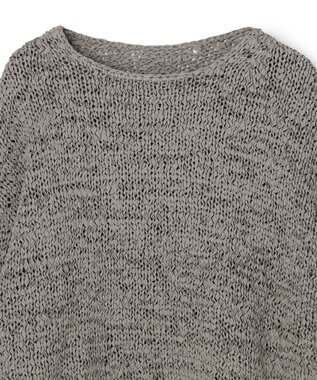 UNFILO テープヤーンニット プルオーバー チャコール