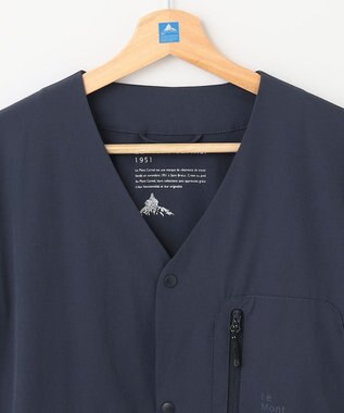 SHARE PARK LADIES 【UNISEX】撥水加工 フレックスカーディガン（XS・S・Mサイズ） アッシュネイビー