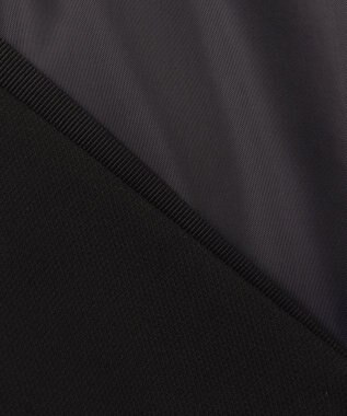 自由区 FORMAL 【前開きワンピース】ドビーボーダーリボン ジャケット+ワンピース ブラック系