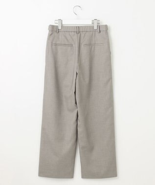 J.PRESS LADIES L 【セットアップ対応・洗える・UVケア・速乾】 OXIJEWELストレッチ セミワイド パンツ ライトグレー系