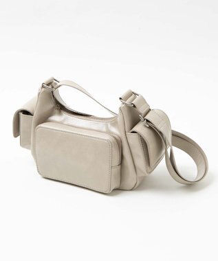 WEGO ポケットデザインショルダー ベージュ