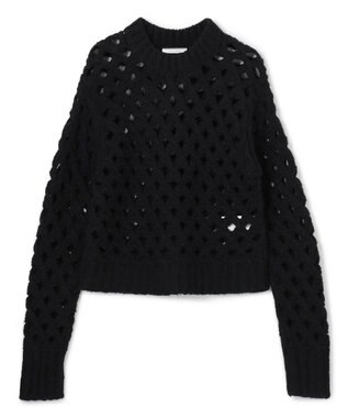 BEIGE， KOKOMO / ウールアルパカメッシュニット Black