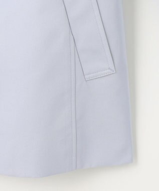 J.PRESS LADIES L 撥水ツイル ステンカラー ショート コート サックスブルー系
