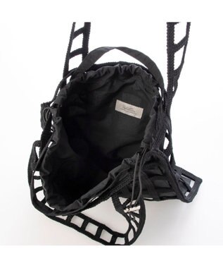 UNBILLION 【テレビ ドラマ着用アイテム】カシュカシュ cachecache / インナー巾着付ラティストート ブラック