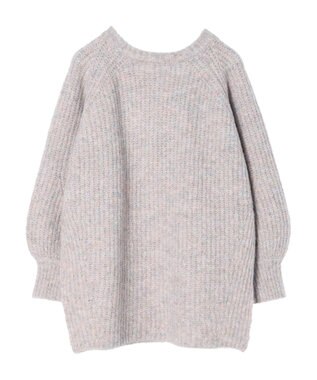 earth music&ecology ふわふわメランジチュニック Lavender