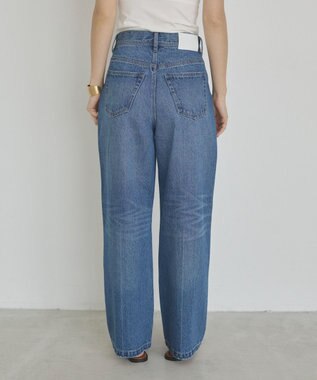 WEGO 【ANGIE VINTAGE/SMLサイズ展開】ワイドストレートデニムパンツ ブルー