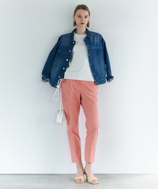 ICB ライトストレッチデニム ジャケット ブルーデニム