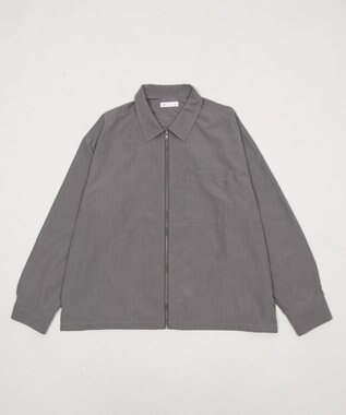 WEGO 【ユニセックス着用ITEM】フェイクスウェードシャツジャケット グレー