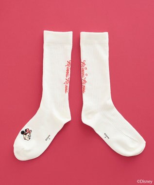 earth music&ecology 【予約】Disney/アソート刺繍入り靴下