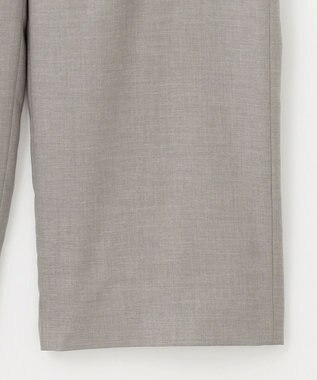 J.PRESS LADIES L 【セットアップ対応・洗える・UVケア・速乾】 OXIJEWELストレッチ セミワイド パンツ ライトグレー系